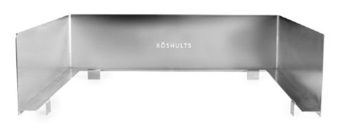 Roshults - Spritz- und Windschutzrahmen für BBQ Booster 50 Infraschall Holzkohlegril