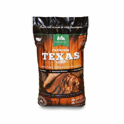 GMG BBQ Pellets im 12.7 kg Sack - Texas Blend (Amerikanische Eiche, Hickory, Mesquite)